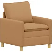 vidaXL Soffa Beige 76 x 81 x 87,5 cm Tyg