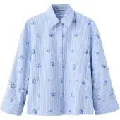 Mango Blus 'Florix' blå / ljusblå / ljusgrön / vit