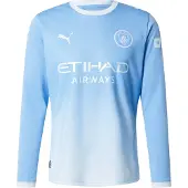 Puma Trikå 'MCFC Home' pastellblå / ljusblå / vit
