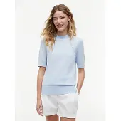 Tommy Hilfiger Fine Knit Jersey Short Sleeve Jumper