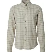 Only & Sons Skjorta 'ONSKIM' greige / svart / vit