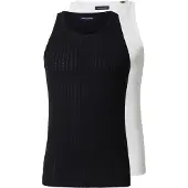 Jack & Jones T-shirt 'JWHACAPULCO' svart / vit