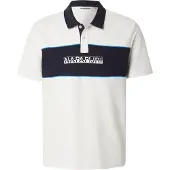 Napapijri T-shirt 'EKIM' marinblå / royalblå / vit