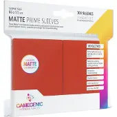 Matte Prime Sleeves Red