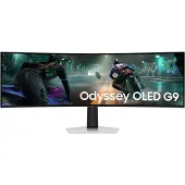 Samsung LS49DG910SUXEN Odyssey G9 G91SD | 49 &quot | OLED | 32:9 | 144 Hz | 0,03 ms | 5120 x 1440 pixlar | 250 cd/m² | HDMI-portar kvantitet 1 | Silver