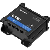 Teltonika RUT951 - Trådlös router - WWAN 3-ports-switch 2,4 GHz - 3G, 4G - DIN-skenmonterbar, bordsmonterbar