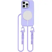 TechProtection MagNecklace MagSafe-skal med snodd till iPhone 16 Pro - lila
