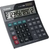 Canon AS-220RTS - Skrivbordskalkylator - 12 siffror - solcellspanel, batteri - mörkgrå