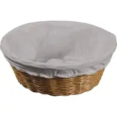 Kesper brödkorg med textilinsats, Ø 25 cm