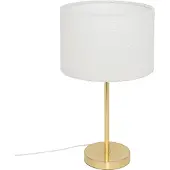 Atmosphera bordslampa med bouclé-skärm TINA, 49 cm