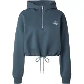 Calvin Klein Monologo Terry Cropped Hoodie