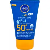 Nivea Kids Protect & Care To Go 5-i-1 SPF 50+ Solkräm - 50 ml