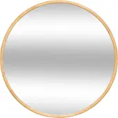 Atmosphera väggspegel KIM i träram, Ø 75 cm