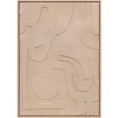 Atmosphera AZRA 3D inramad tavla, 50 x 70 cm