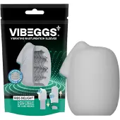 Vibeggs Ribs Delight - vibrerande äggmasturbator (vit)
