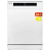 Evvo D3 Diskmaskin Med En Tredje Korg 14 Antal Platsinställningar