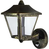 Osram HOMELIGHTING ENDURA Classic Tradition Up Sensor E27 Gold 4099854452437 LED-utomhusväggbelysning LED E27 Guld