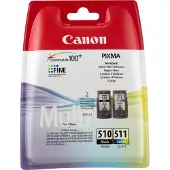 Canon PG-510 CL 511 Bläckpatron Multipack BK + CMY