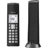Panasonic KX-TGK220 sladdlös telefon med telefonsvarare - Svart
