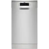 AEG FFB73527ZM, Fristående, Slimline (45 cm), Rostfritt stål, Svart, Knappar, LED