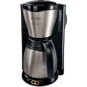 Philips - Café Gaia Coffee maker Black, Stainless steel Cup volume 15 Thermal jug