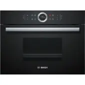 Bosch Serie | 8 CDG634AB0 - Ångugn - inbyggd - fördjupning - bredd: 56 cm - djup: 55 cm - höjd: 45 cm - svart
