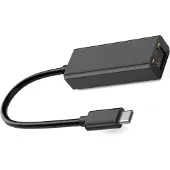 INF Nätverksadapter USB-C Gigabit Ethernet Black