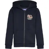 Jack & Jones Sweatjacka ecru / nattblå / brun
