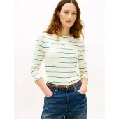 Tommy Hilfiger T-shirt 'NEW CODY' grön / vit