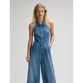 Lee 112376794 Wide Leg ärmlös Jumpsuit