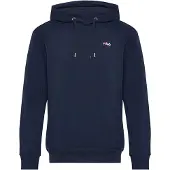 FILA Blå Bomullshuvtröja för Män