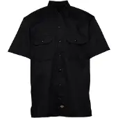 Dickies Men's Work Shirt Shortsleeve Rec Black
