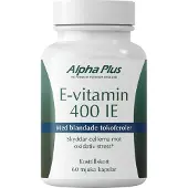 Alpha Plus E-vitamin 400 IE 60 kapslar