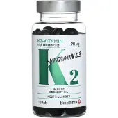 BioSalma K2 90µg + D3-vitamin 25µg 100 kapslar