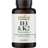 Närokällan D3 + K2 60 kapslar