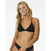 Rip Curl Women's Classic Surf Crossback Triangle Bikini Top Black