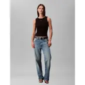 Calvin Klein Jeans Ribbed Cotton Tank Top