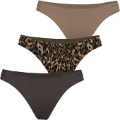 Björn Borg Invisible Thongs 3-pack Brun, XXL