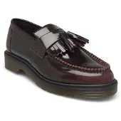 Dr. Martens för män. 14573601 Adrian läderloafers rödbrun (43), Hud, Karta, Ingen, Casual, Granat, Bordeaux