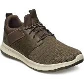 SKECHERS Låg sneaker 'Delson Camben' oliv