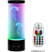 Partyfunlights Jellyfish-lampa med fjärrkontroll H: 30cm