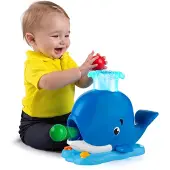 Bright Starts Aktivitetsleksak - Tokig &amp; Sprutande Val - - One Size - Aktivitetsleksaker
