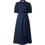Tommy Hilfiger Ww0ww51011 Kortärmad Midi-klänning