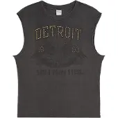 Bershka T-shirt brun / antracit / svart