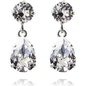 Caroline Svedbom Mini Drop örhängen crystal rhodium