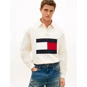 Tommy Hilfiger Flag Logo Relaxed Rugby Shirt