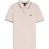 BOSS för män. 50469055 Polo Paddy beige (XL), Casual, Bomull, Kort ärm