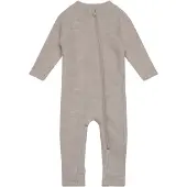Mikk-Line Overall - Ull - Melerad Offwhite - - 74 - Overall