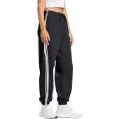 Adidas Sweatpants Essentials 3-stripes French Terry - Svart/vit Dam, storlek XX-Small