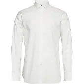 Ralph Lauren för män. 712827063003 Custom Fit poplinskjorta vit (44.5), Casual, Bomull, Klassisk, Lång ärm